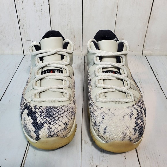 Air Jordan 11 Retro Low Snake Light Bone Snakeskin Men\'s Size 7.5 Sneaker CD6846 main image 9